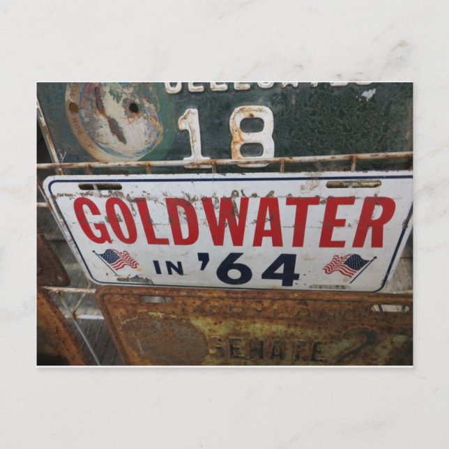 Antique Goldwater Tag Postcard (Front)