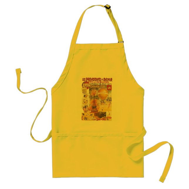 Antique Grand Fete Fair Paris Poster Standard Apron (Front)