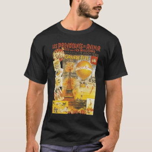 Antique Grand Fete Fair Paris Poster T-Shirt