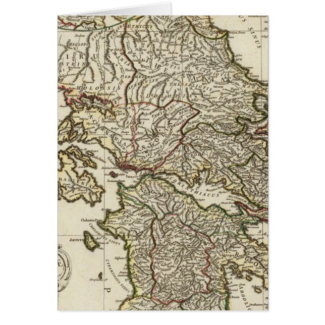 Antique Greek Map (Front)