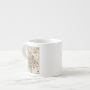 Antique Greek Map Espresso Cup