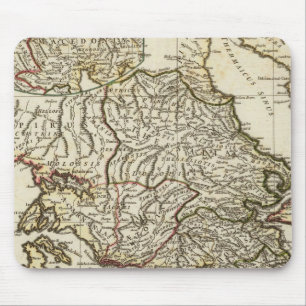 Antique Greek Map Mouse Pad