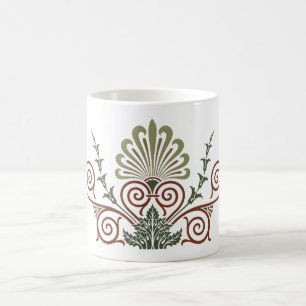 Antique green Greek decorative element II Coffee Mug