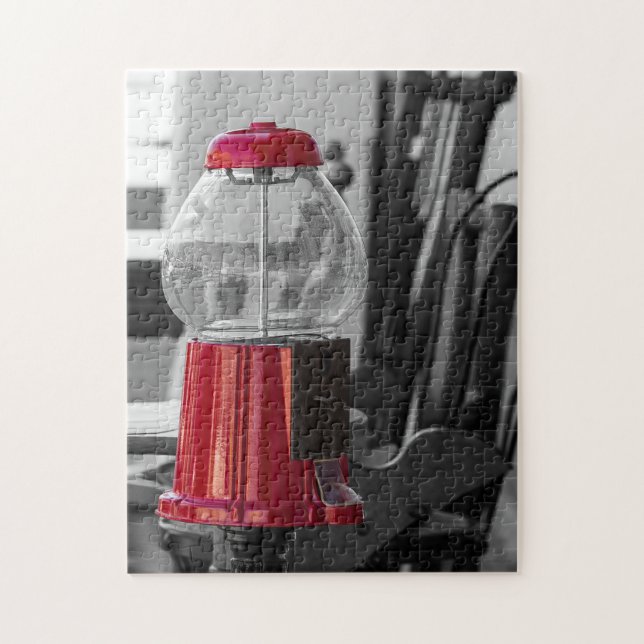 Antique Gumball Machine Puzzle (Vertical)