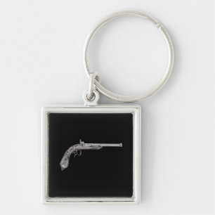 Antique Gun Key Chain