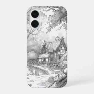 Antique House Pattern Phone Case for iPhone 17 – N