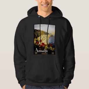Antique Illustration Italy Amalfi Coast Antique Jo Hoodie