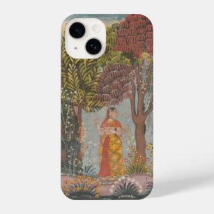 Antique Indian Drawing 18th Century iPhone 14 Case