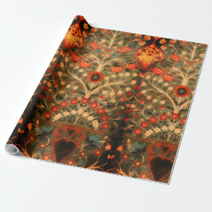 Antique  Indian  textile  design Wrapping Paper