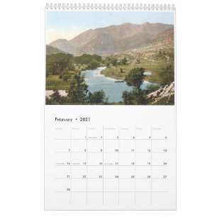 Antique Irish images, Vintage Ireland Calendar