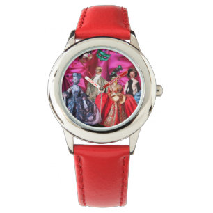 ANTIQUE ITALIAN PUPPETS AND MASKS MASQUERADE PARTY WATCH