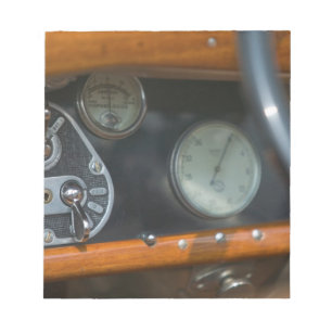 antique jaguar 2 notepad