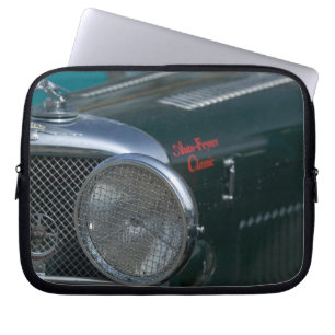 antique jaguar laptop sleeve