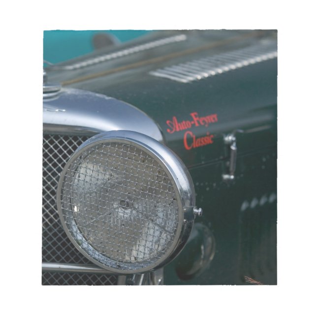 antique jaguar notepad (Front)