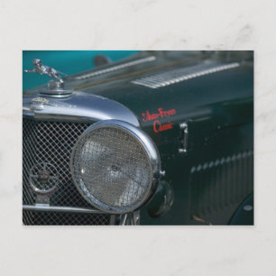 antique jaguar postcard
