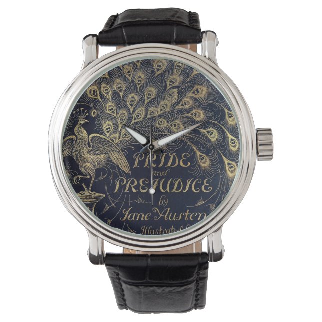 Antique Jane Austen Pride and Prejudice Peacock Watch (Front)