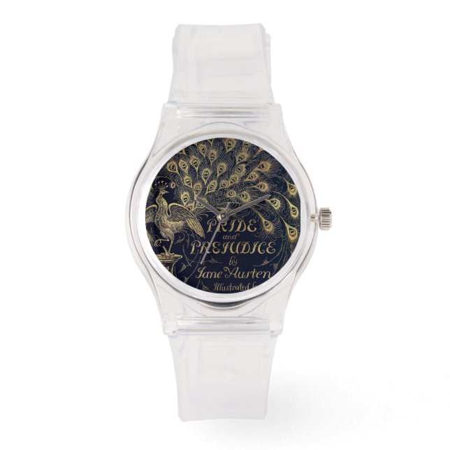 Antique Jane Austen Pride and Prejudice Peacock Watch (Front)
