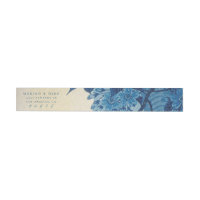 Antique Japanese Blue Cherry Blossom