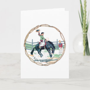 Antique Japanese Buckaroo 3 Card