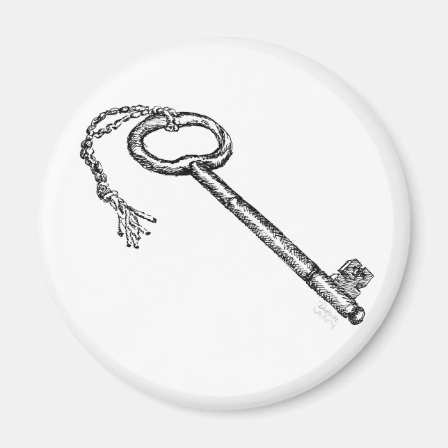 Antique Key Magnet (Front)