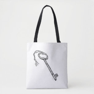 Antique Key Tote Bag