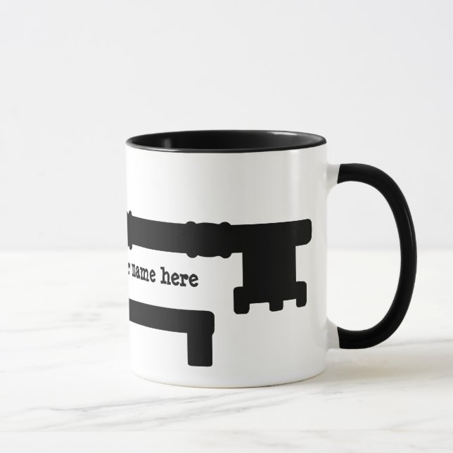 Antique keys cute mug (Right)