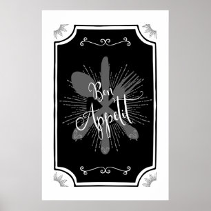 Antique Kitchen Sign – Bon Appetit