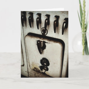 "Antique Kitchen Stove" Get Well Card