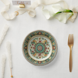 Antique Kornilov Brothers Porcelain Paper Plate