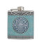 Antique Lace and Silver Decor Celtic Knot Flask