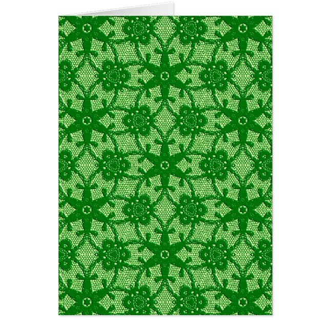 Antique lace - emerald and lime green (Front)