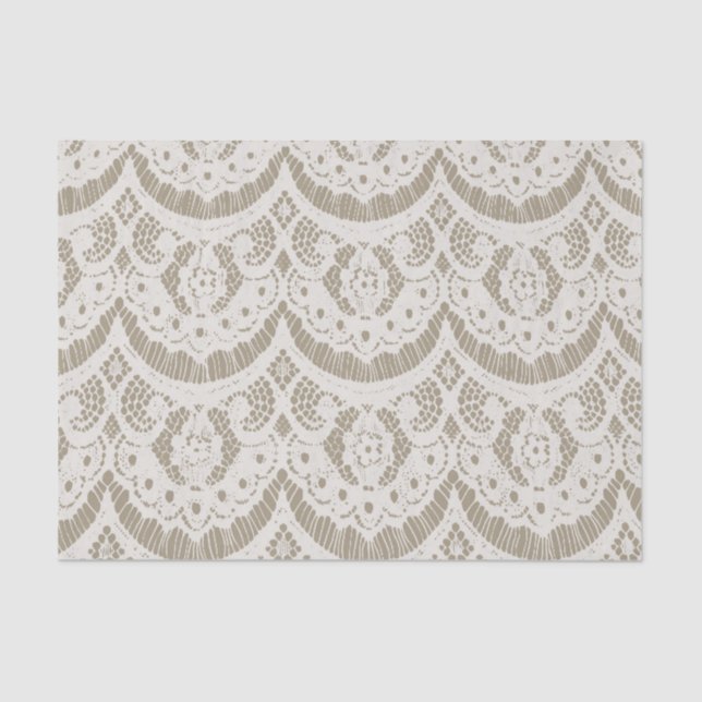 Antique Lace Tissue Paper (Front)