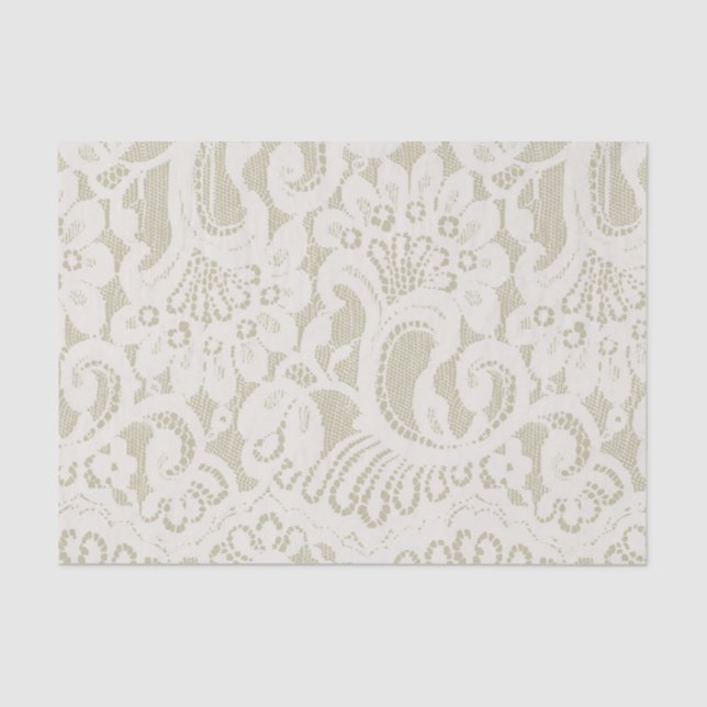 Antique Lace Tissue Paper (Front)