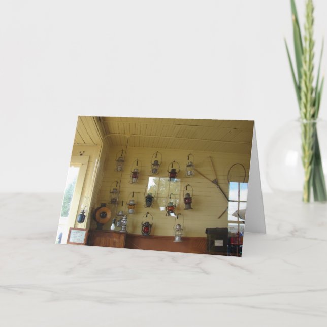 Antique Lanterns Card (Front)