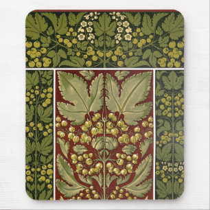 Antique Leaf Pattern Mousepad