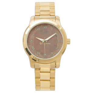 Antique Leather Look Watch with (or without) Name