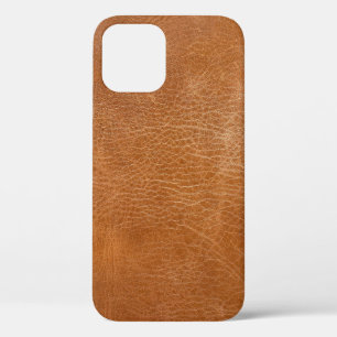 Antique Leather Texture, TANleather,texture,backgr iPhone 12 Case