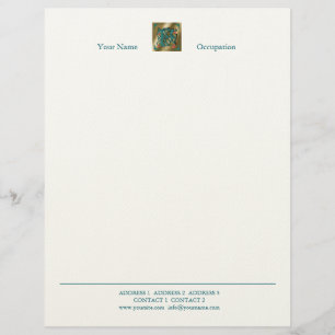 Antique Letter F - Letterhead Design