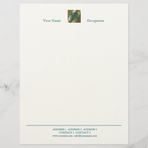 Antique Letter H - Letterhead