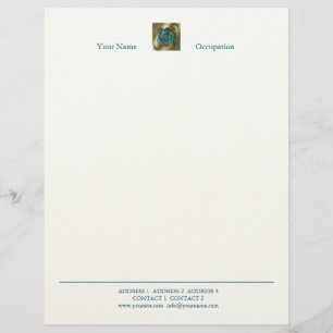 Antique Letter M - Letterhead