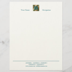Antique Letter P - Letterhead