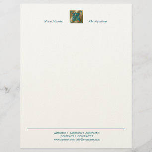 Antique Letter R - Letterhead