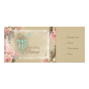 Antique Letter - Wedding RSVP Card