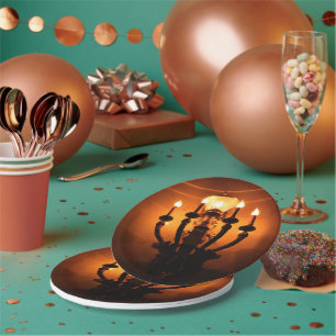 Antique Light Paper Plate