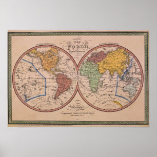 Antique Map 2 Poster