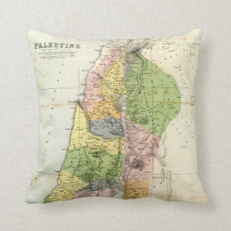 Antique Map - Biblical Palestine Cushion