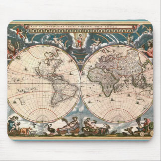 ANTIQUE MAP MOUSE PAD