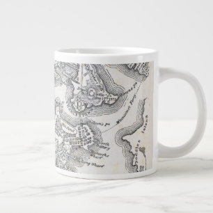 Antique Map of Boston 1775-1776 Large Coffee Mug