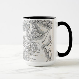 Antique Map of Boston 1775-1776 Mug