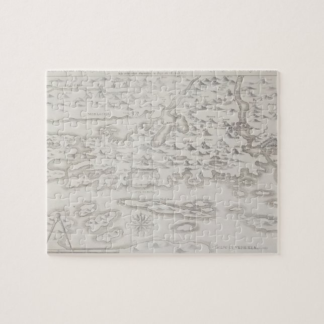 Antique Map of Croatia Jigsaw Puzzle (Horizontal)